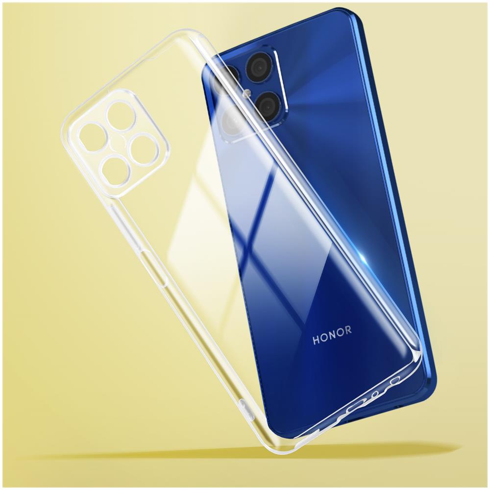 Cover Honor X8 Silicone Gel Flessibile Sottile Trasparente - Foto 2