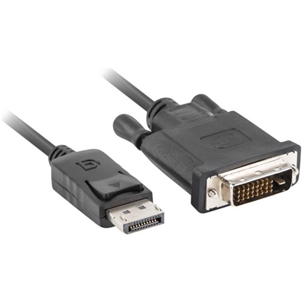 Cavo Ca-dpdv-10cu-0018-bk (displayport M - Dvi-d M; 1,8 M; Nero) - Foto 1