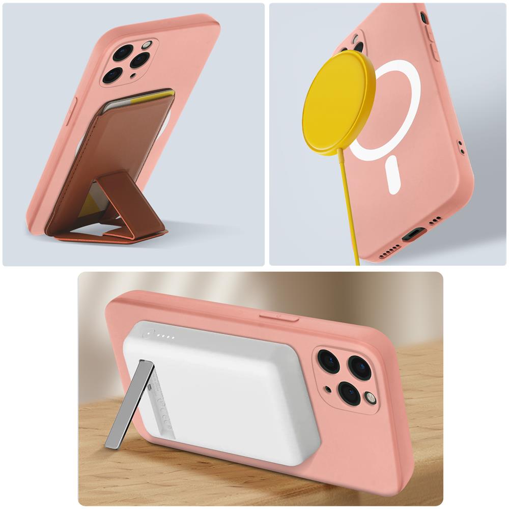 Cover Magsafe Per Iphone 11 Pro Soft-touch Opaca Bordi Rialzati Anti-shock Rosa - Foto 5