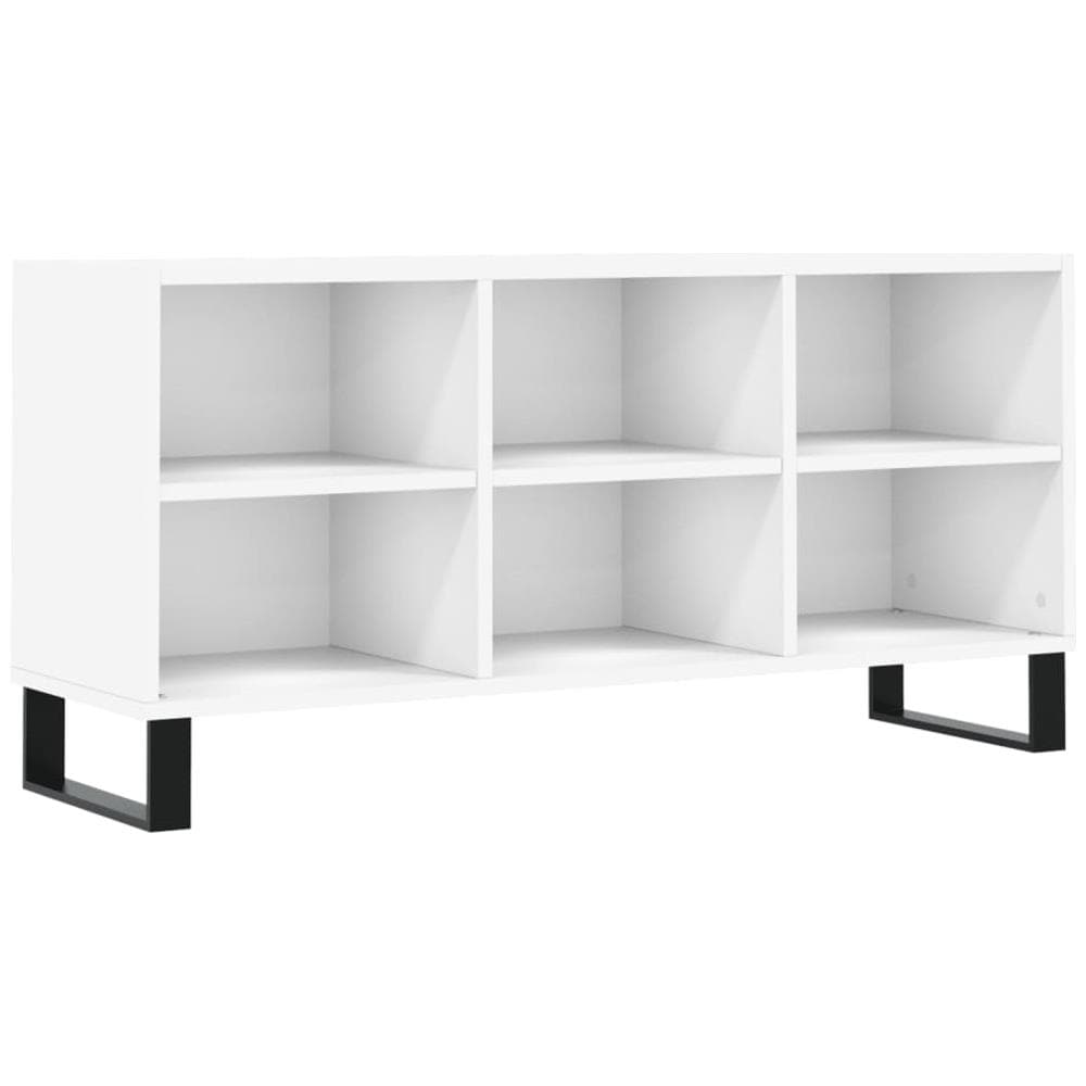 Mobile Porta Tv Bianco 103,5x30x50 Cm In Legno Multistrato - Foto 2