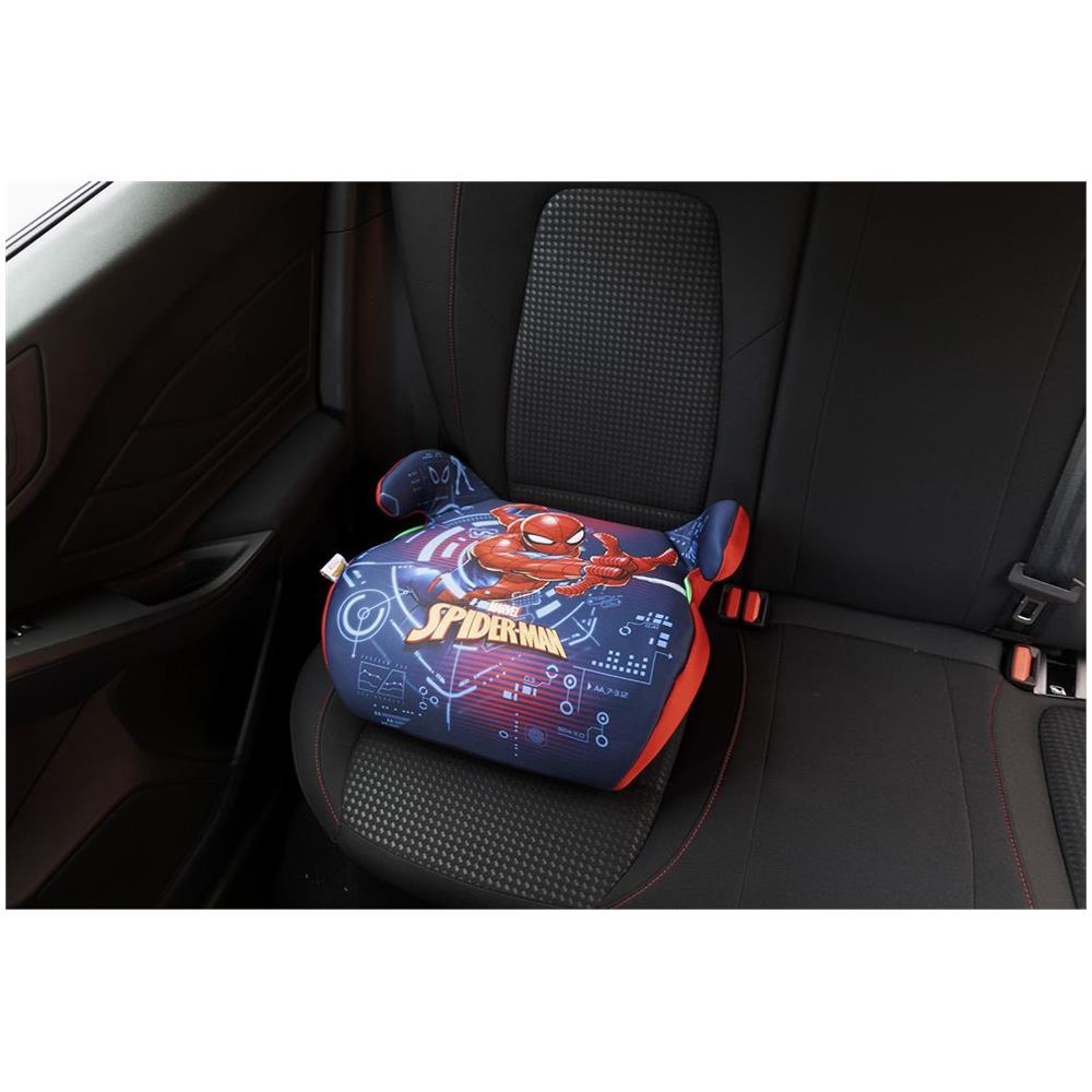 Marvel Seggiolino Alzabimbo Spiderman Per La Sicurezza Dei Bambini Con Altezza Da 125 A 150 Cm Con Grafiche Del Supereroe Uomo Ragno Su Fondo Blu - Foto 2