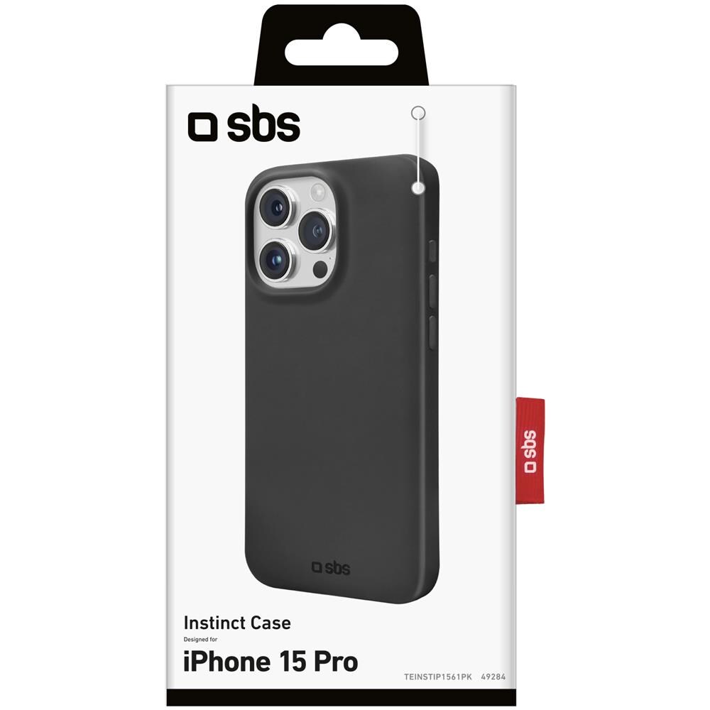 TEINSTIP1561PK custodia per cellulare 15,5 cm (6.1"") Cover Nero per IPhone 15 - Foto 4
