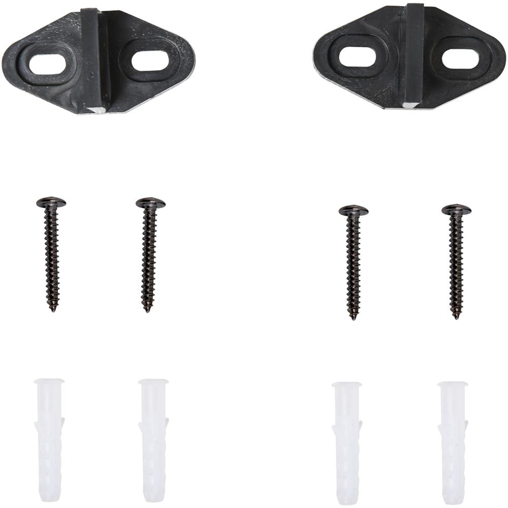 Kit Porta Scorrevole in Acciaio con Binario, Rulli, Fermi, Guide, Bulloni e Viti, 200x0.6x4 cm, Nero - Foto 6