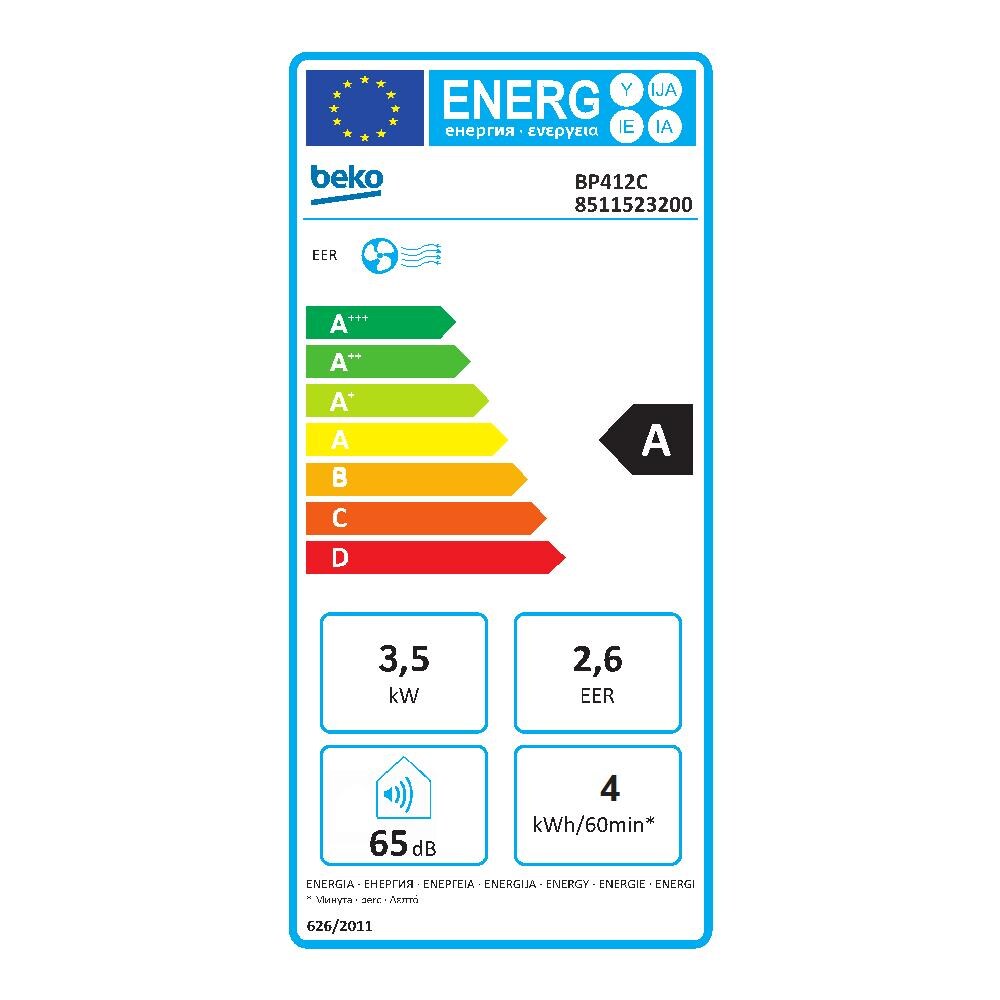 BP412C condizionatore portatile Grigio - Foto 2