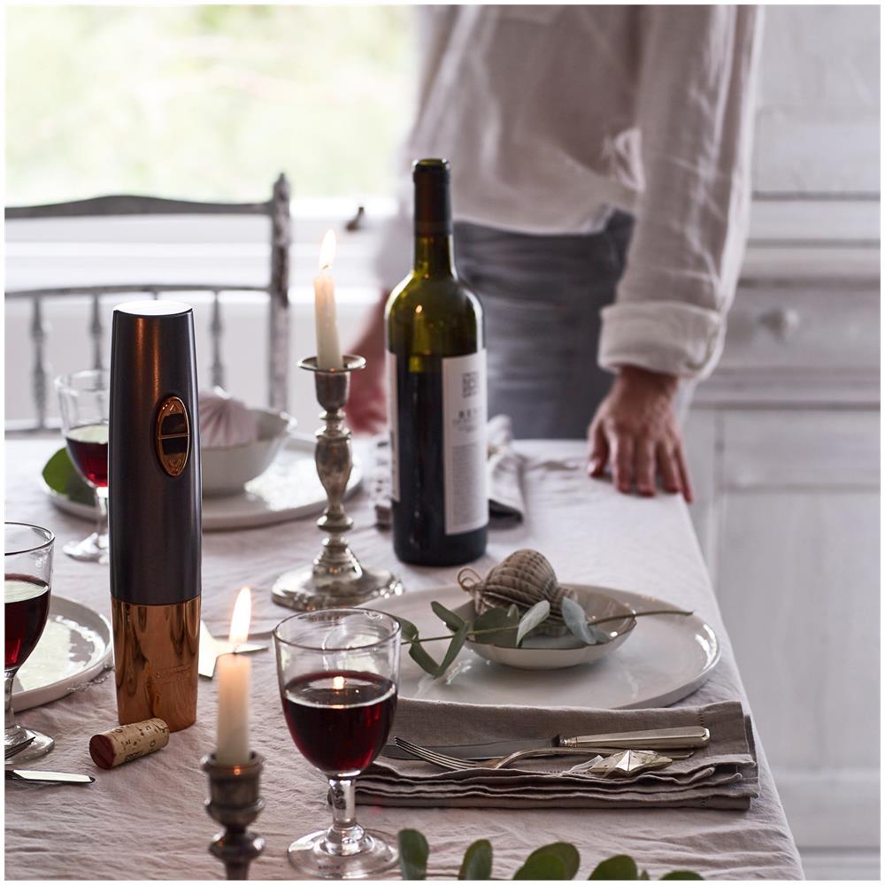 CWO50E cavatappo Apribottiglia di vino elettrico Nero, Rose Gold - Foto 6
