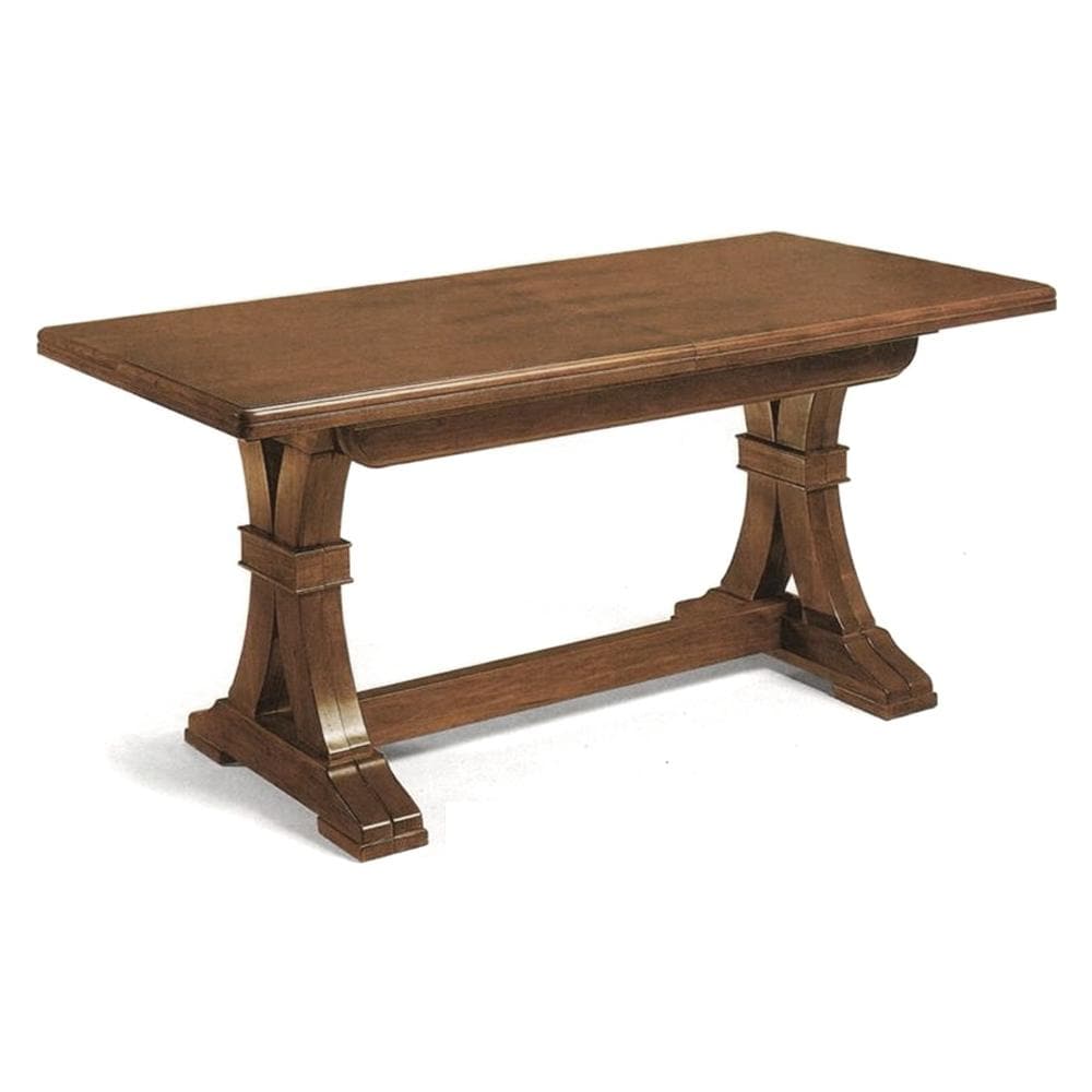 Tavolo da pranzo allungabile in legno cm 180/360x100 stile arte povera - Foto 2