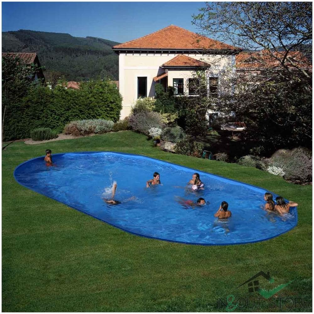 Piscina Interrata Ovale Madagascar Kpeov8059 Gre 800x400x150 - Foto 1