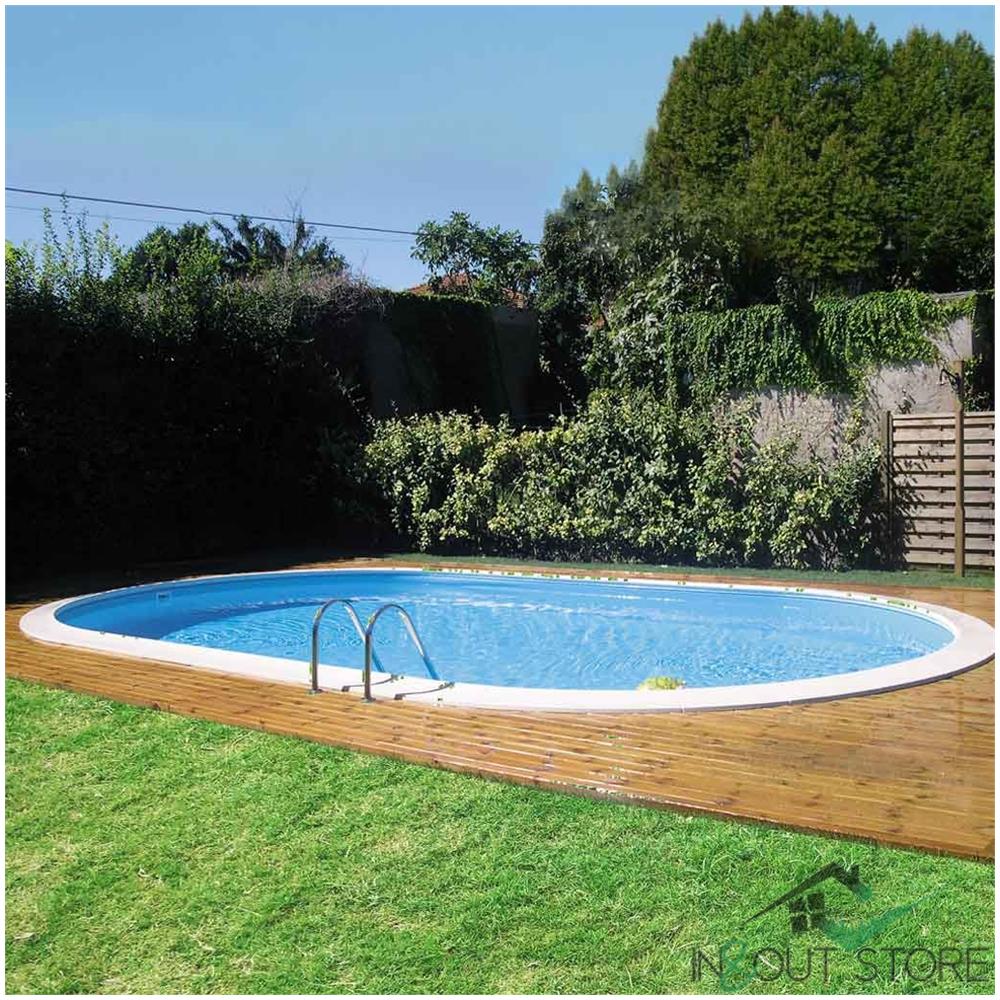 Piscina Interrata Ovale Madagascar Kpeov8059 Gre 800x400x150 - Foto 2