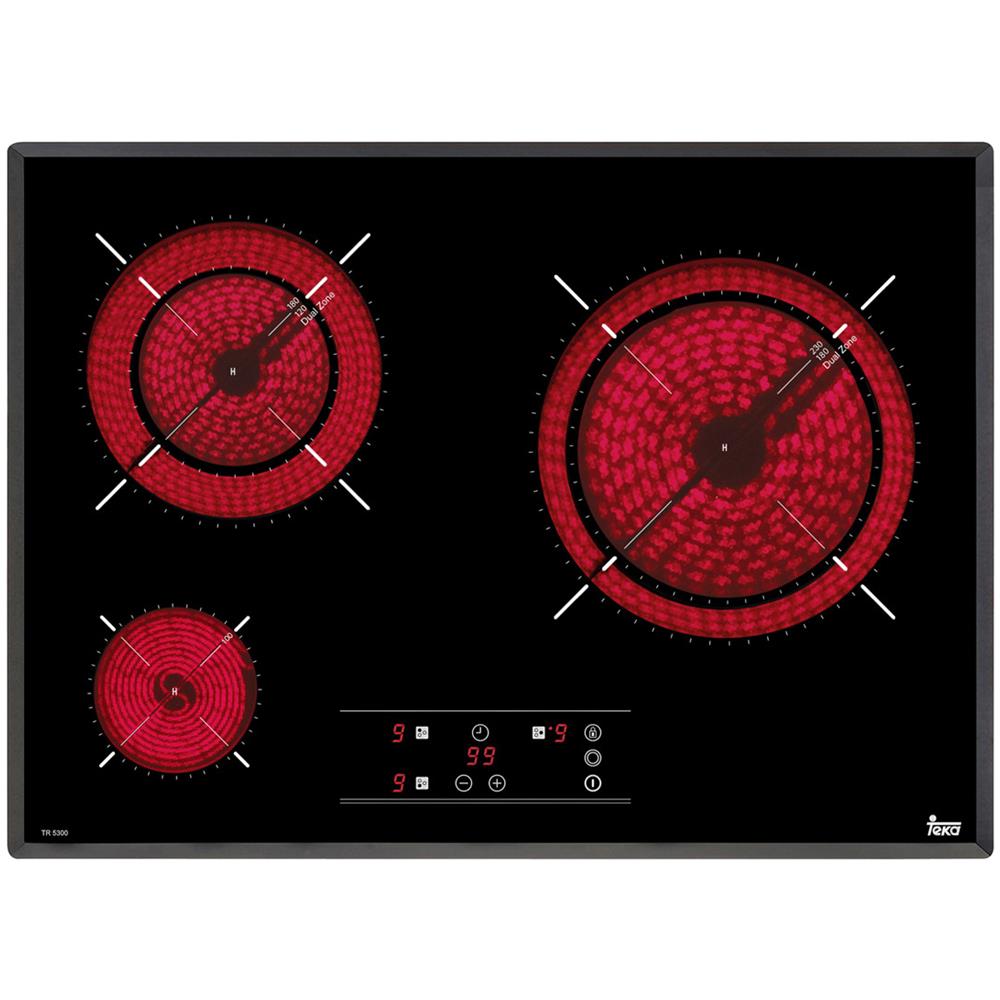 Piano Cottura S0408124 Elettrico 3 Zone Cottura da 60 cm Colore Nero - Foto 2