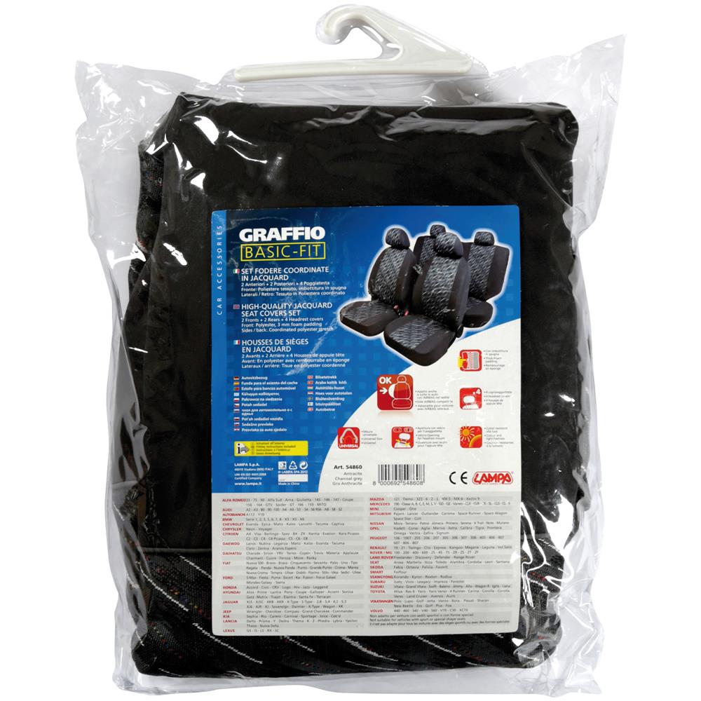 Set Fodere Graffio Antracite - Foto 4