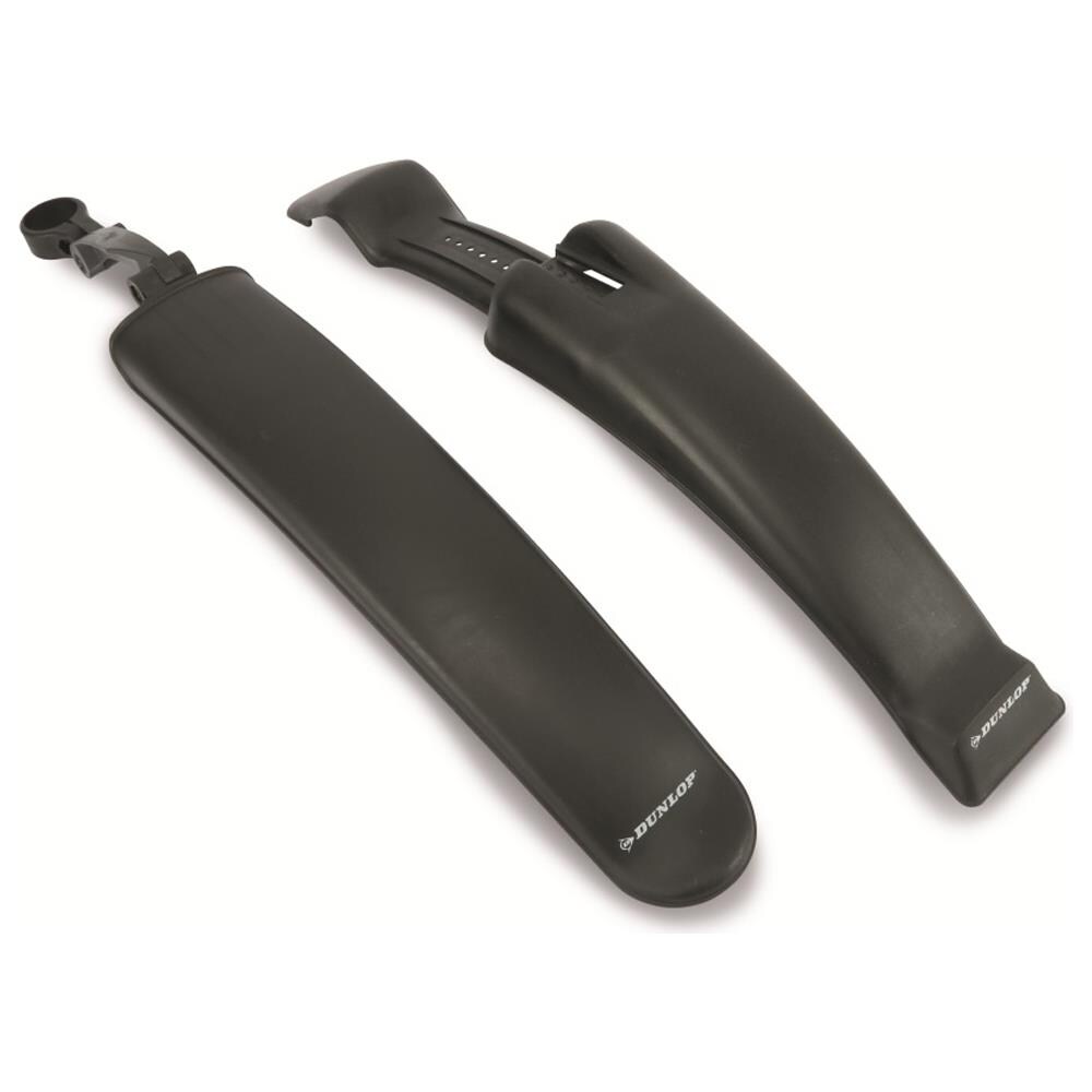 Set 2 Parafanghi Per Bicicletta 24 - 26'' Parafangho Anteriore E Posteriore Nero - Foto 1