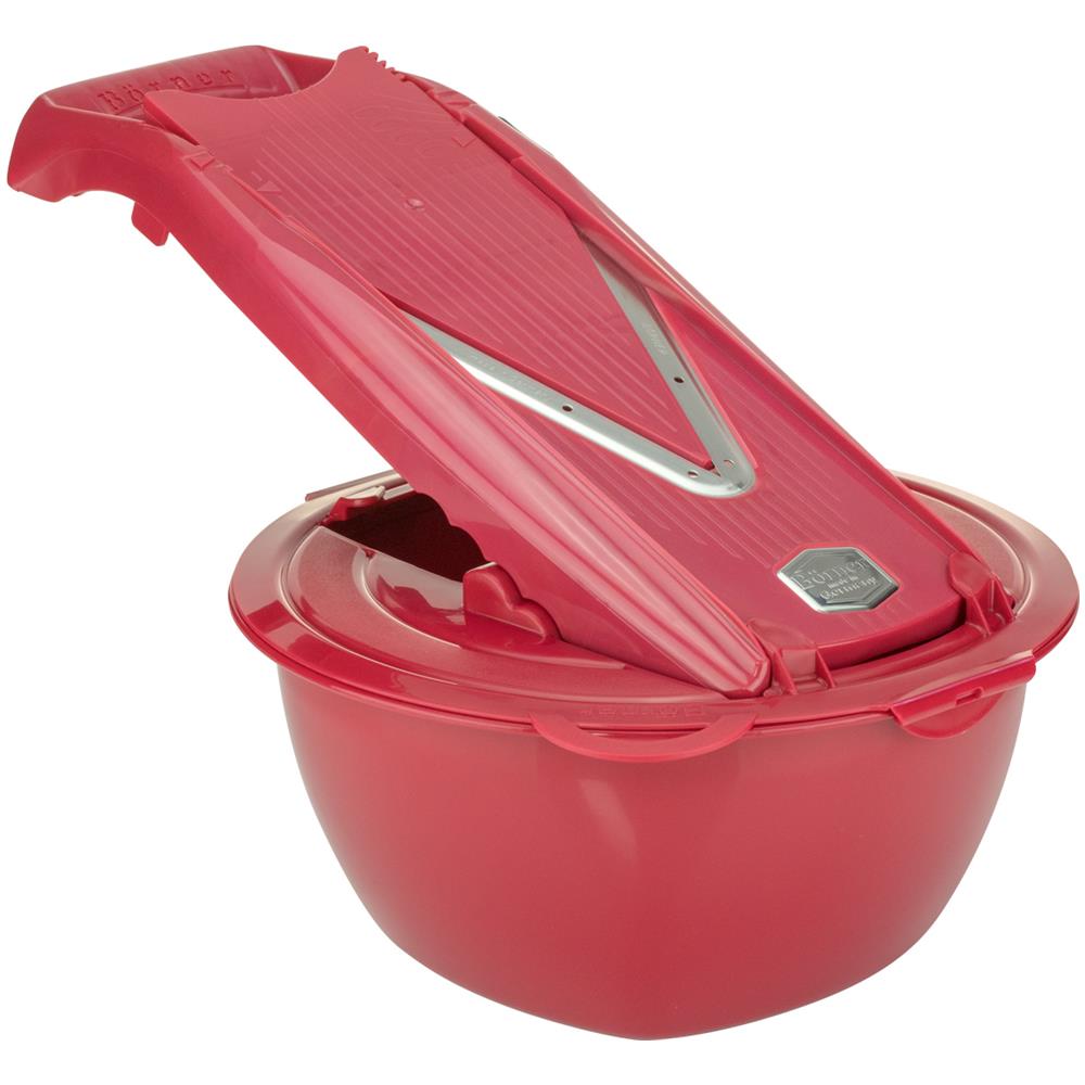 Multimaker + Placca in bianco - Insalatiera con coperchio per cottura a vapore - Ciotola per alimenti freschi sottovuoto | rosso - Foto 7