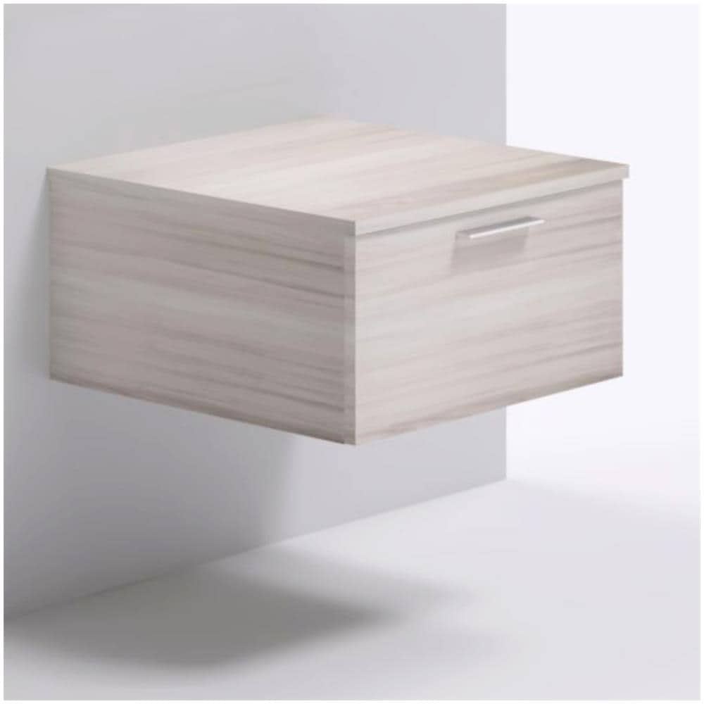 Mensolone In Laminato Sospeso Per Lavabi Da Appoggio Arredo Bagno Made In Italy *** Tinta : Larice Bianco - Foto 2