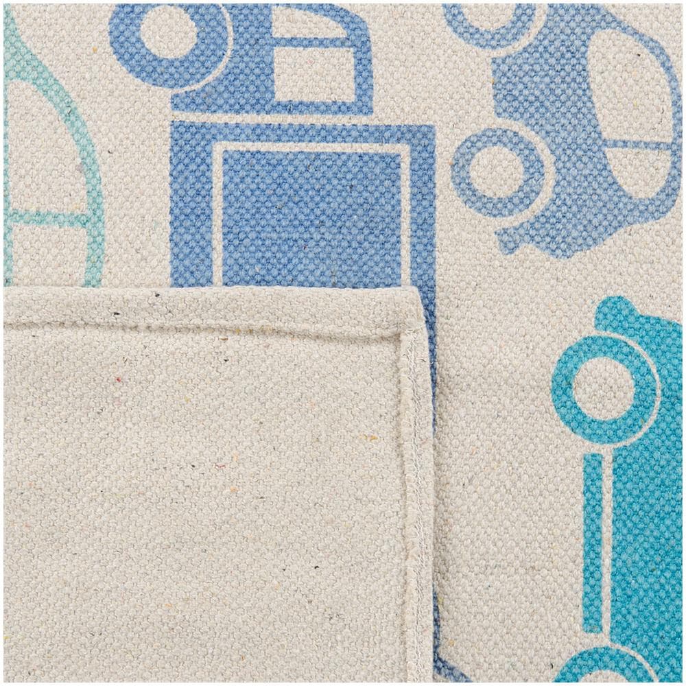 Tappeto Per Bambini Stampe Di Auto 60 X 90 Cm Blu Maduraj - Foto 2