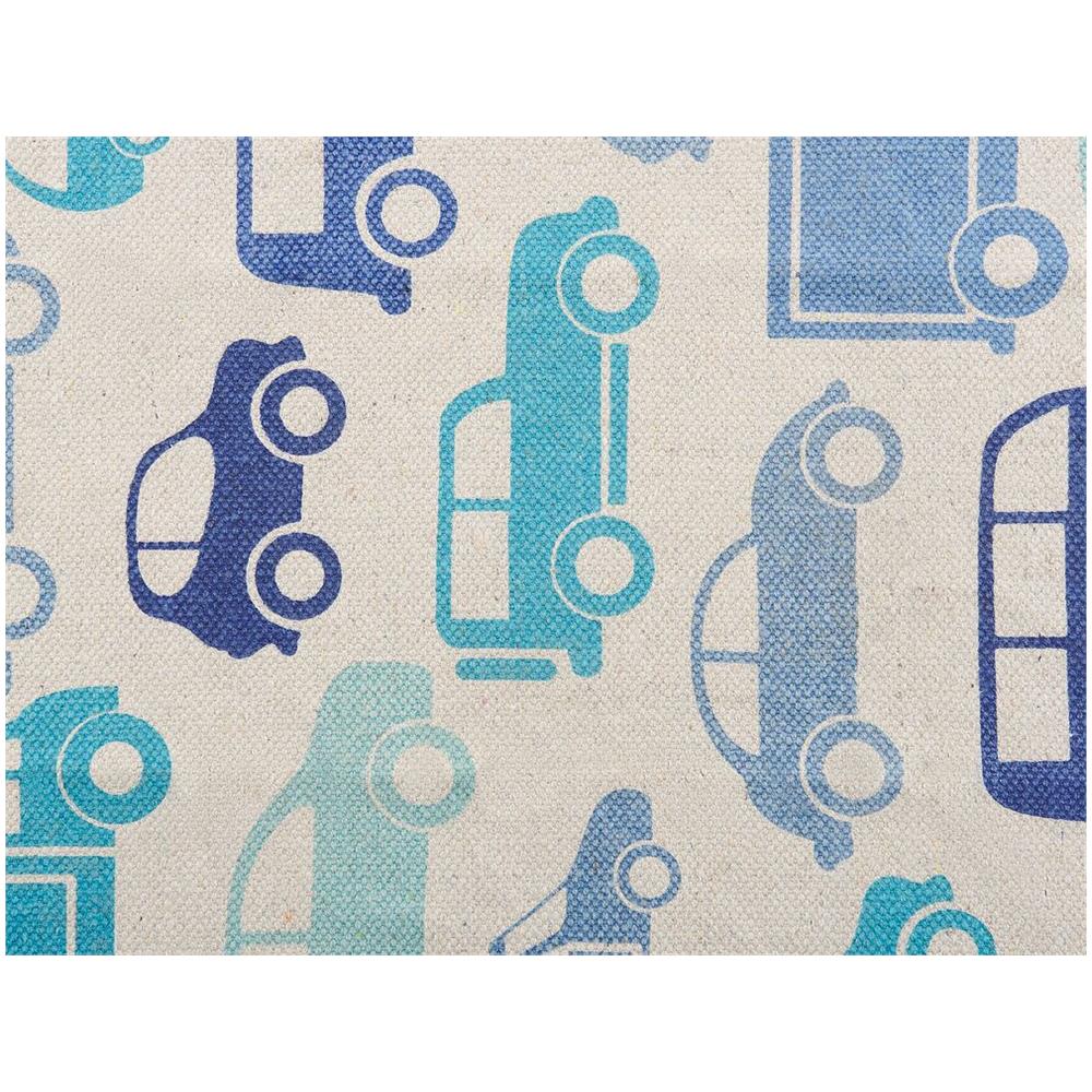 Tappeto Per Bambini Stampe Di Auto 60 X 90 Cm Blu Maduraj - Foto 8