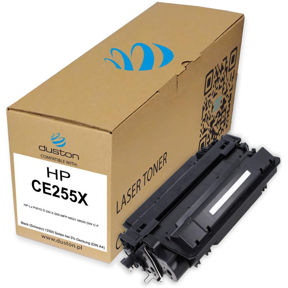 TONER - 3x Ce255x, 55x Negro Compatible Con Hp Laserjet Enterprise P3015, P3015d, P3015dn, P3015x, M525c M525dn M525f M521dn, M521dw - Foto 2