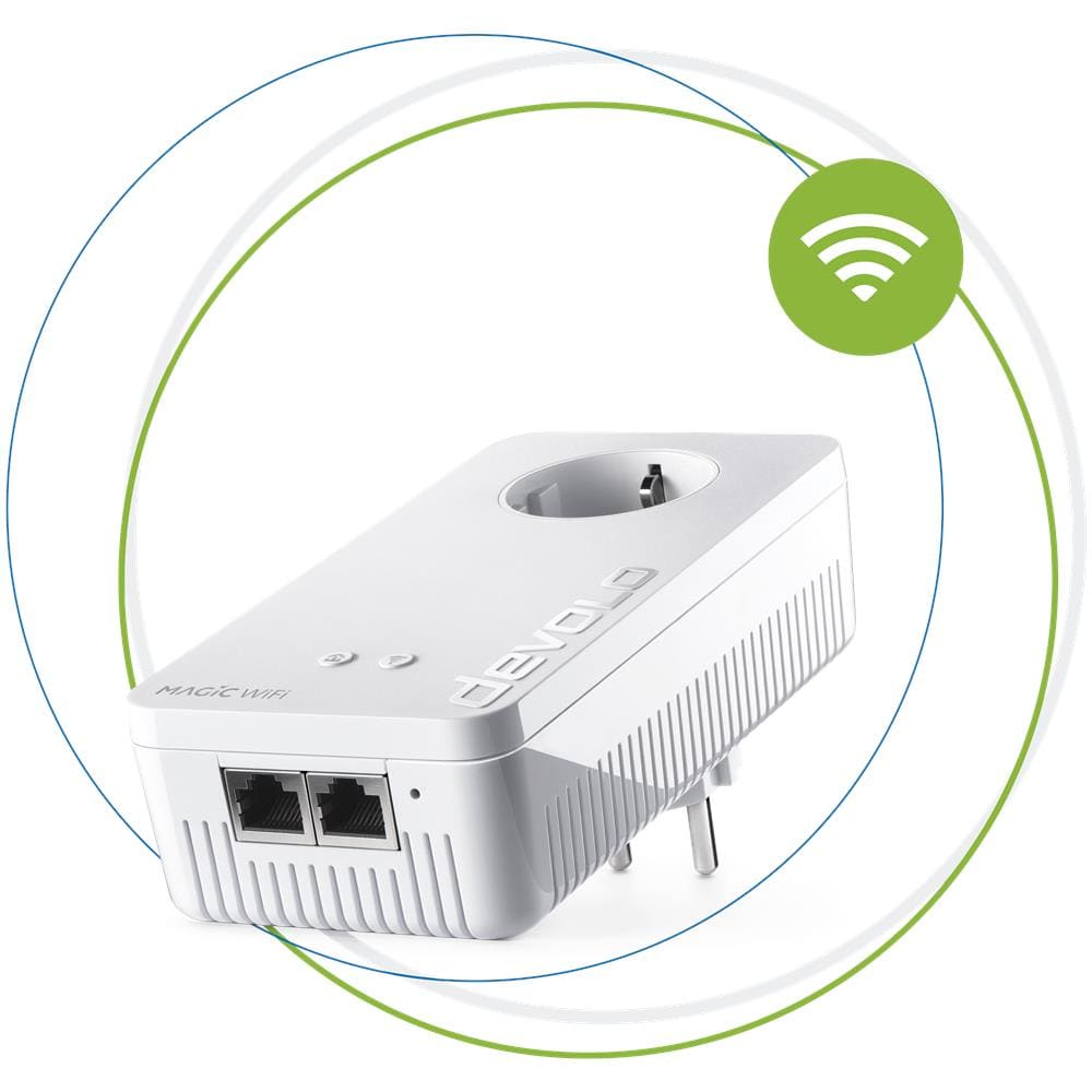 Magic 2 Wifi Ac Next Ergnzung (2400mbit, Powerline + Wlan, 2x Lan, Mesh)  - Foto 3