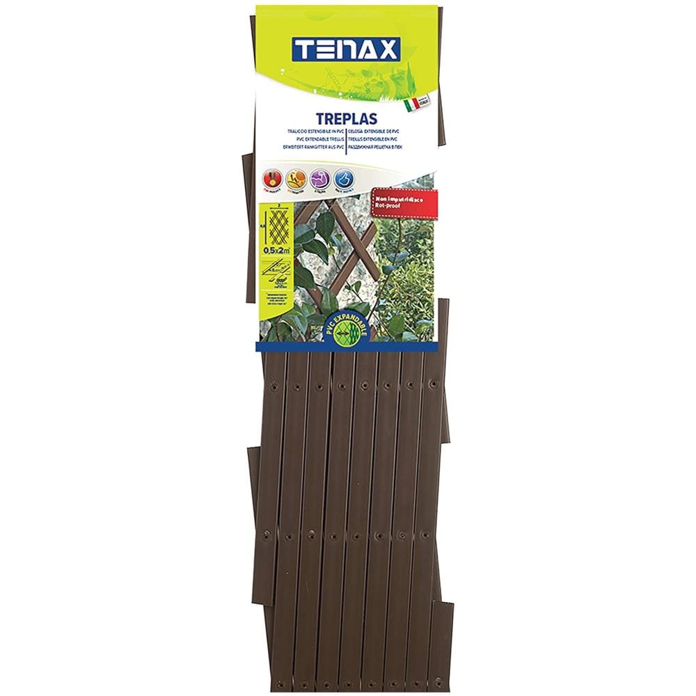 Treplas Traliccio Estensibile Decorativo - Marrone - 0,50x2 M - Foto 2