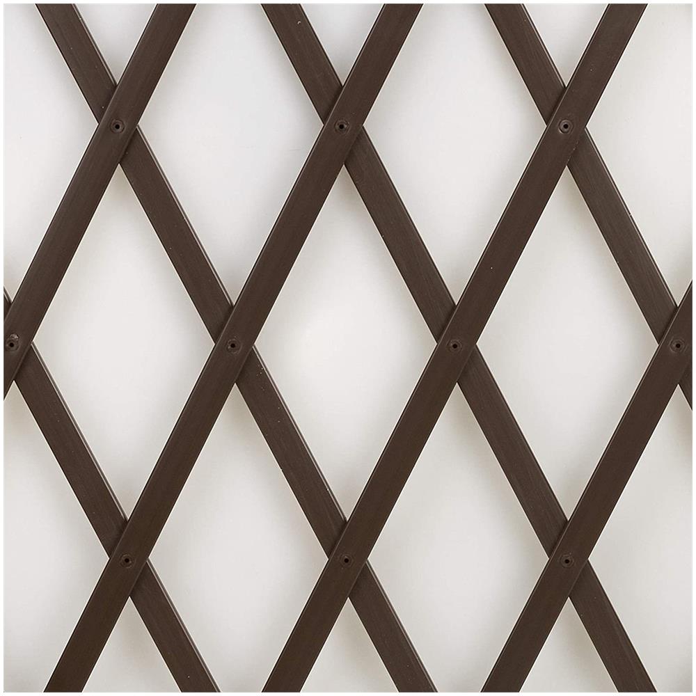 Treplas Traliccio Estensibile Decorativo - Marrone - 0,50x2 M - Foto 1