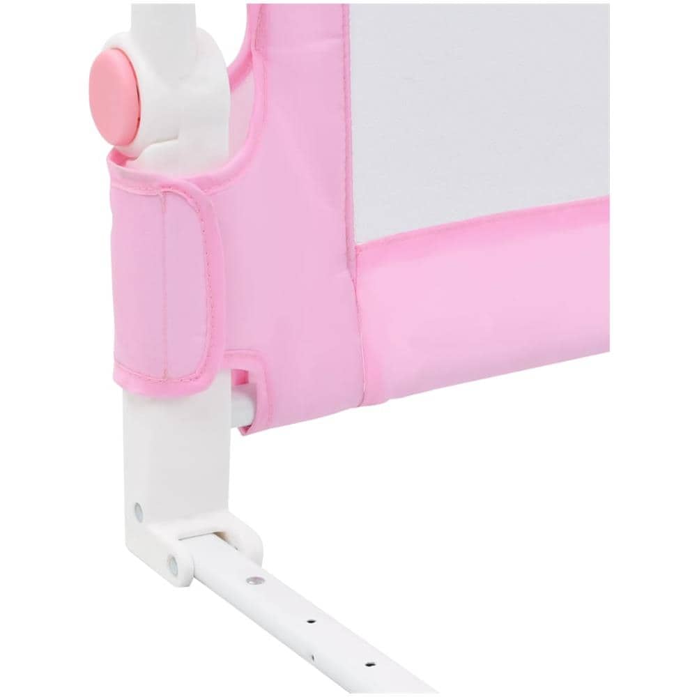 Sponde Letto di Sicurezza Bambini Rosa 120x42cm in Poliestere - Foto 6
