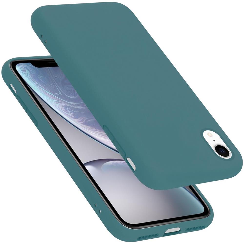 Custodia Compatibile Con Apple Iphone Xr In Liquid Verde - Coperchio Protettivo In Silicone Tpu Flessibile - Foto 1