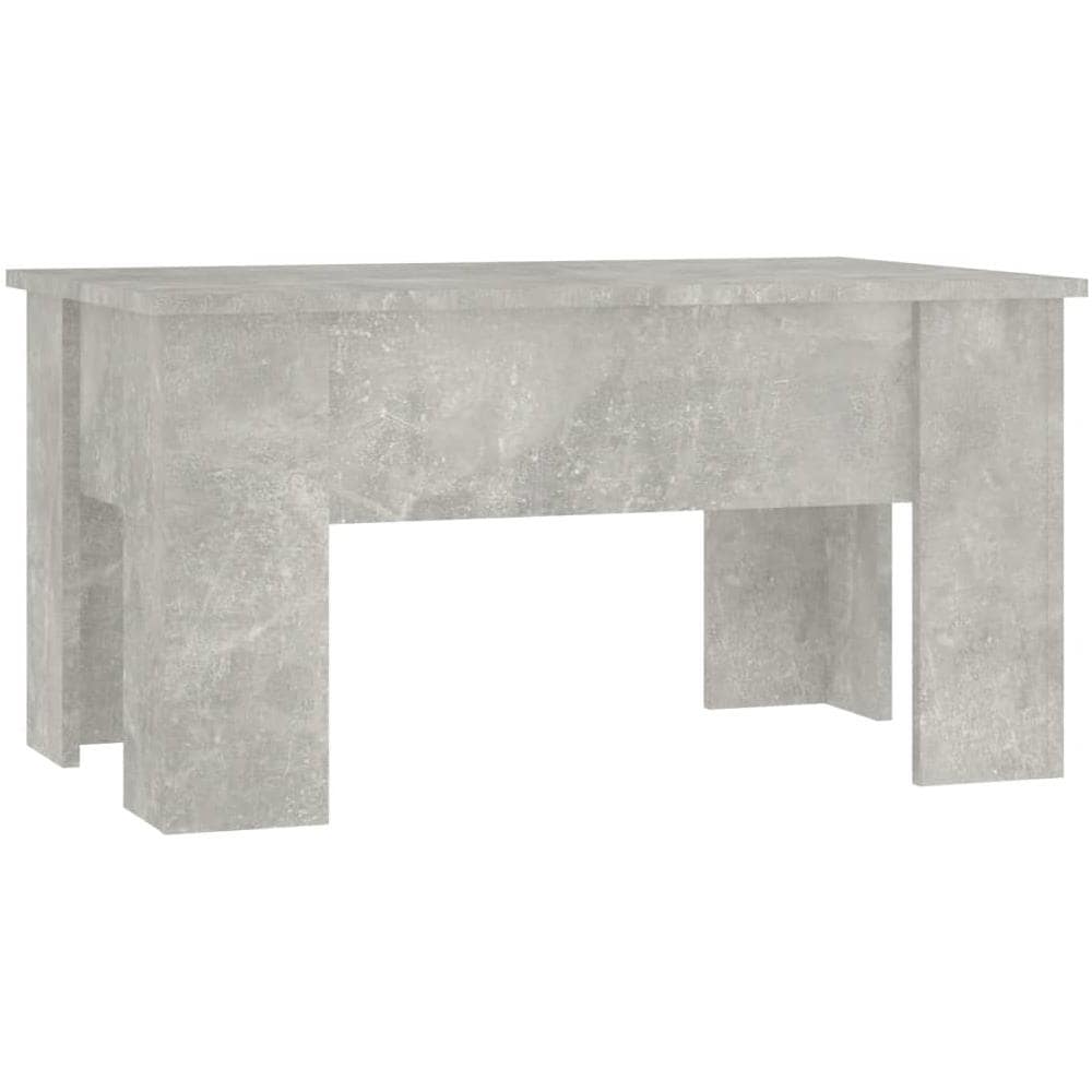 Tavolino Da Salotto Grigio Cemento 79x49x41cm Legno Multistrato - Foto 1