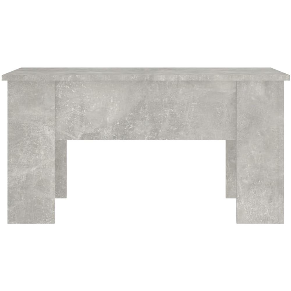 Tavolino Da Salotto Grigio Cemento 79x49x41cm Legno Multistrato - Foto 2