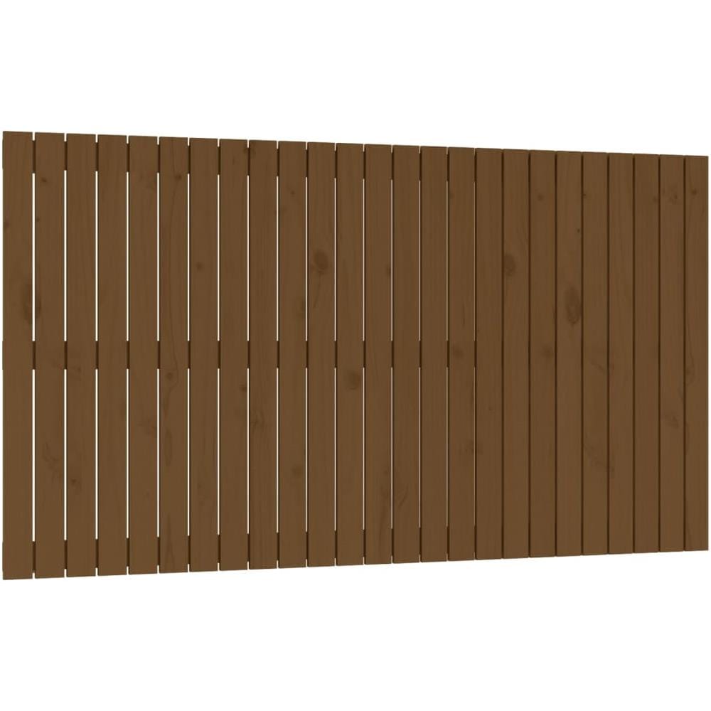 Testiera Da Parete Miele 159,5x3x90cm In Legno Massello Di Pino - Foto 2