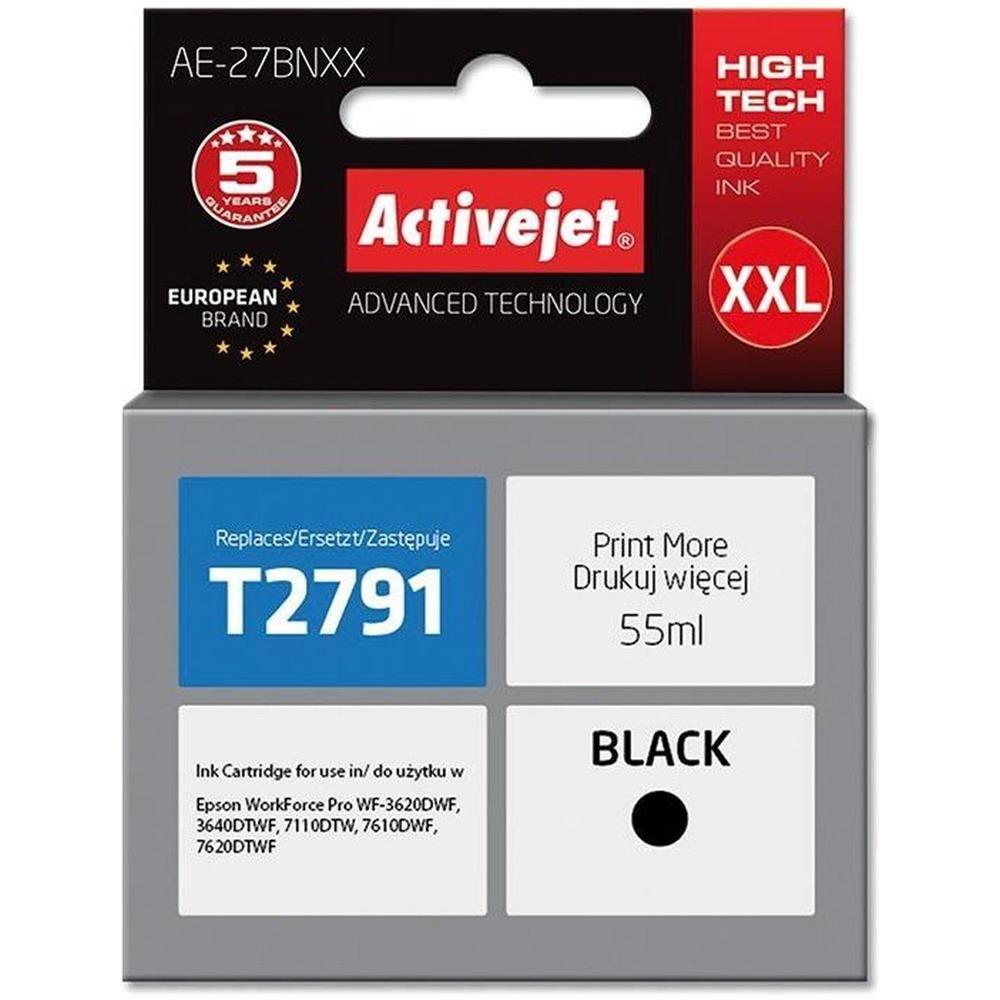 Inchiostro Ae-27bnxx Per Stampante Epson, Sostituzione Epson 27xxl T2791; Supremo; 55ml; Nero - Foto 1