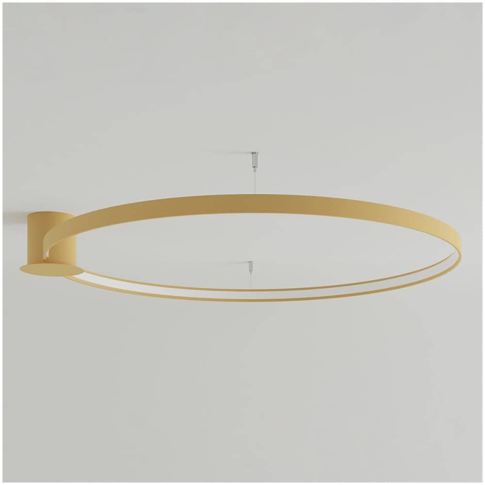 Sollux Lighting Lampada Da Soffitto Rio 110 Golden Led 4000k Th. 227 - Moderno Lampada A Soffitto D'oro 12.5x110x118 Cm - Foto 2