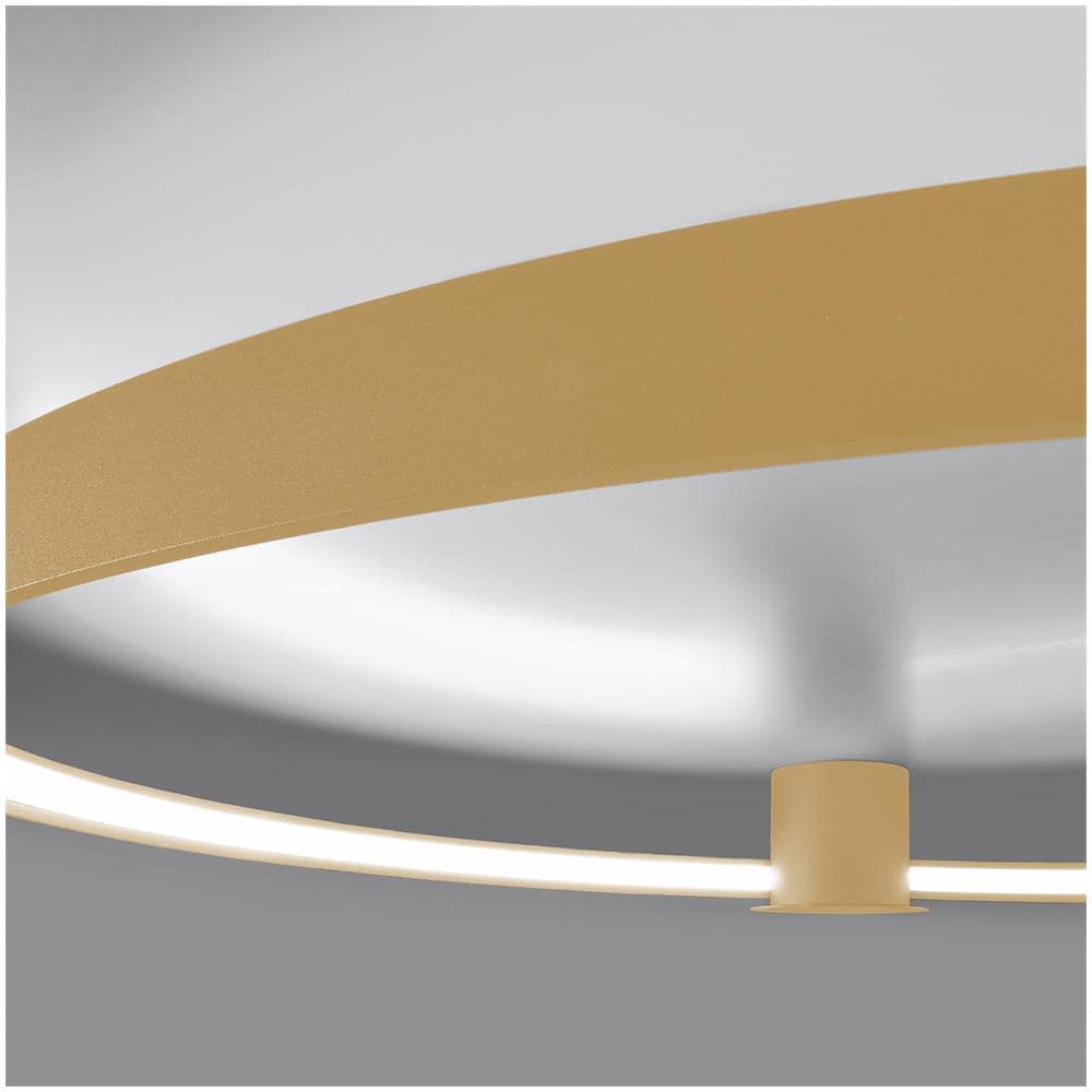 Sollux Lighting Lampada Da Soffitto Rio 110 Golden Led 4000k Th. 227 - Moderno Lampada A Soffitto D'oro 12.5x110x118 Cm - Foto 7