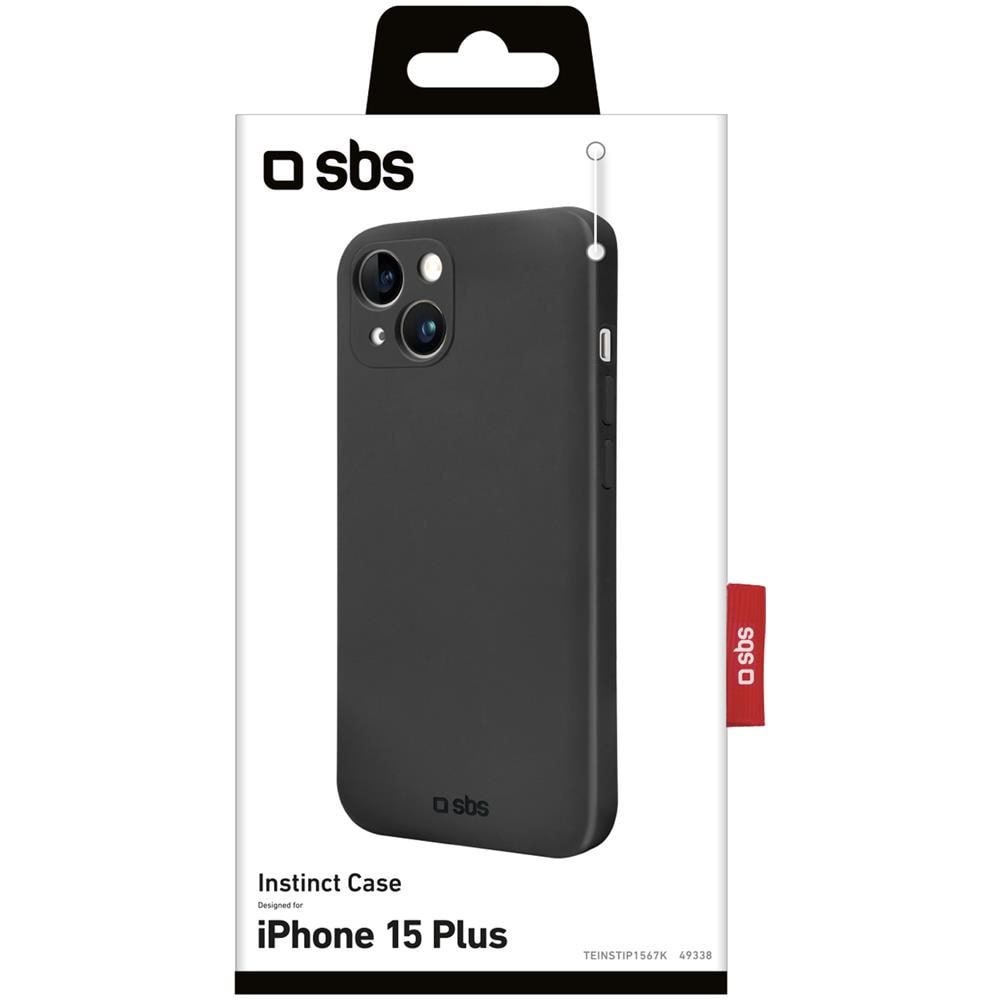 TEINSTIP1567K custodia per cellulare 17 cm (6.7"") Cover Nero per iPhone 15 Pro - Foto 3