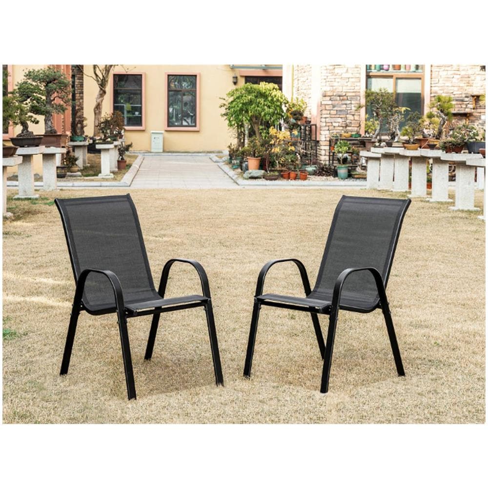 Set da tavolo da giardino ISLAND con 2 sedie SOFIA - Grigio x2 - Foto 10