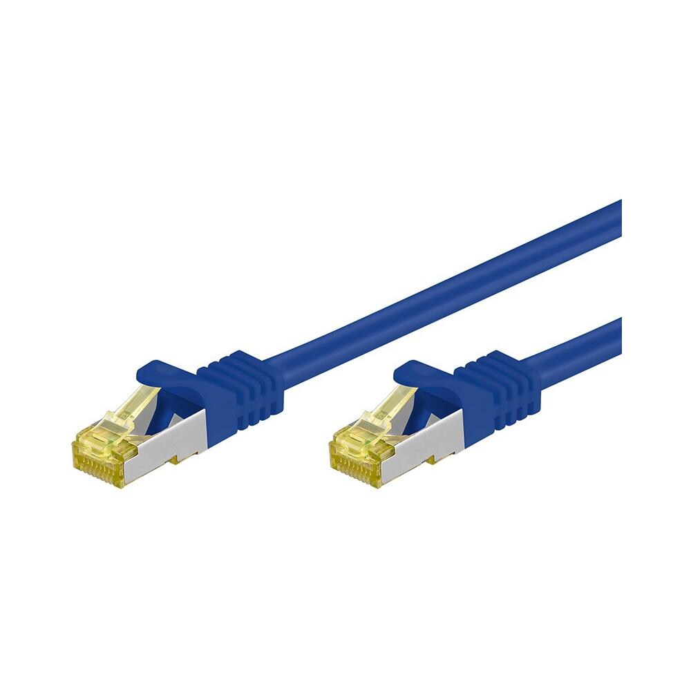 ICOC R7-7SS-050-BL - Cavo Patch Cat. 7 Plug RJ45 6A S / FTP LSZH 5m Blu - Foto 1