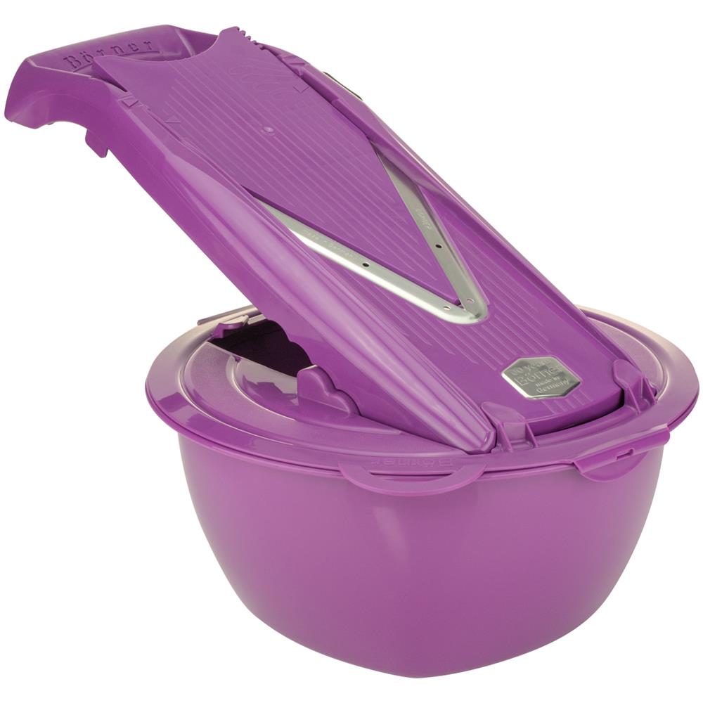 Multimaker + Placca in bianco - Insalatiera con coperchio per cottura a vapore - Ciotola per alimenti freschi sottovuoto | viola - Foto 7