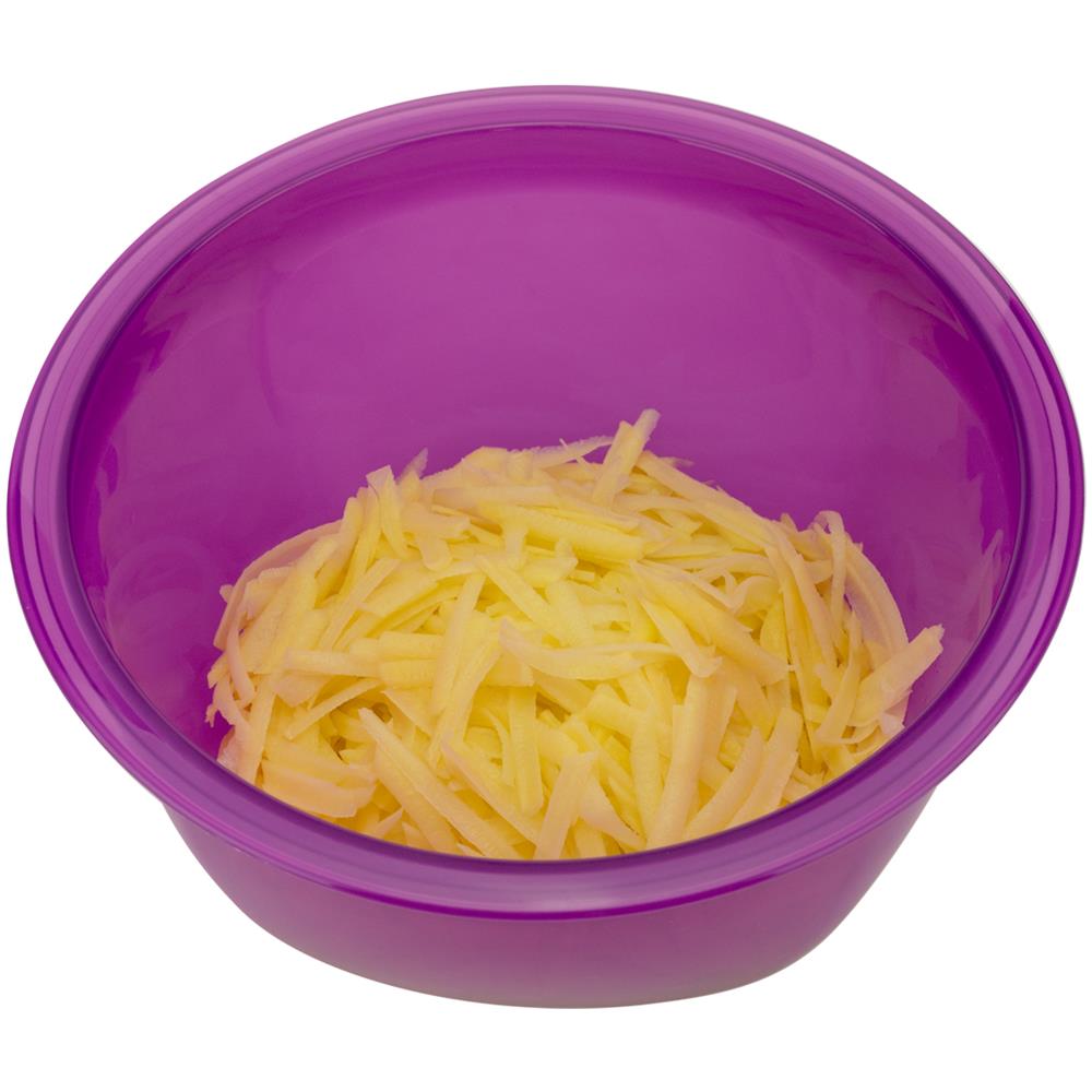 Multimaker + Placca in bianco - Insalatiera con coperchio per cottura a vapore - Ciotola per alimenti freschi sottovuoto | viola - Foto 2
