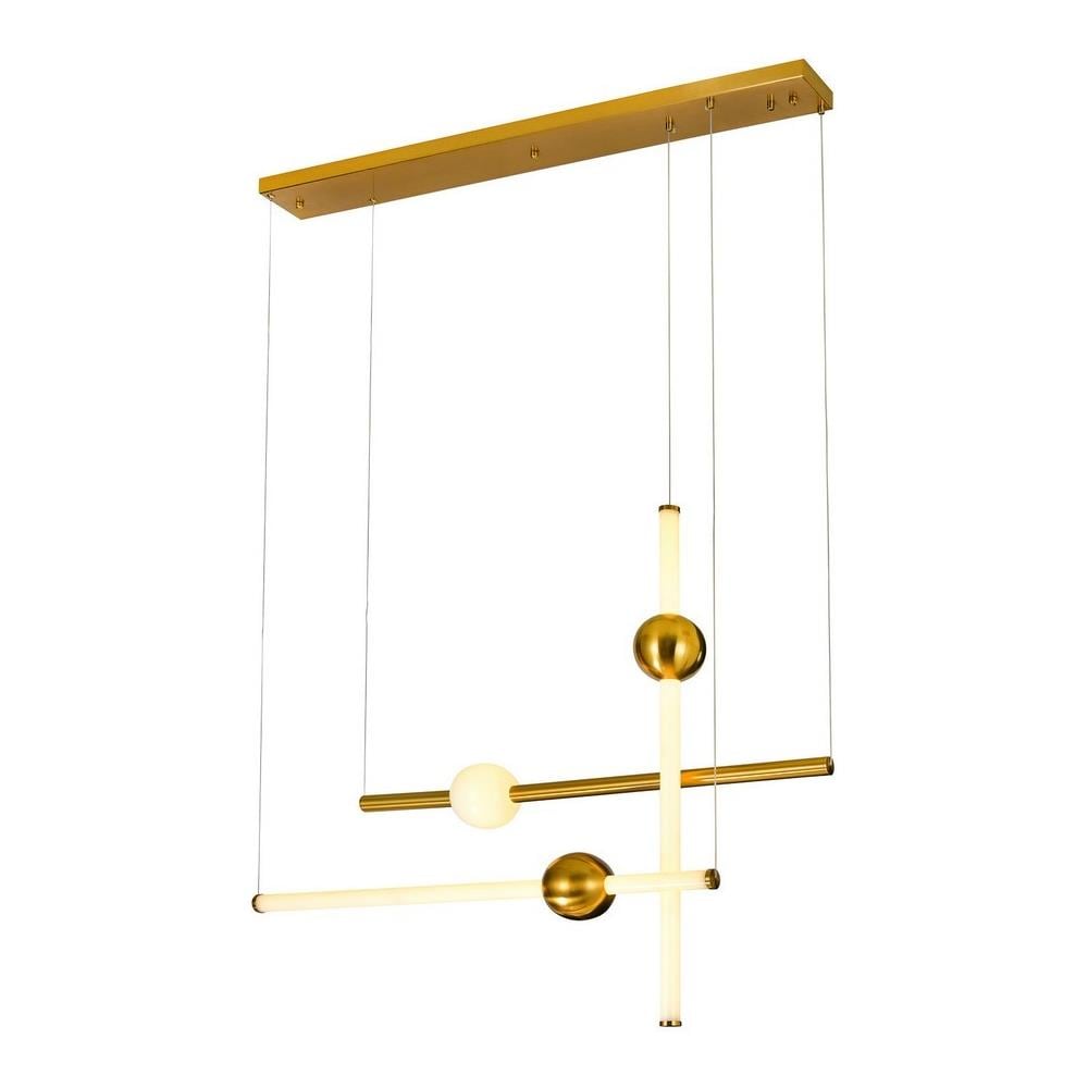 Sospensione Moderna A Led In Rame, Bianco Caldo 3000k - Foto 1
