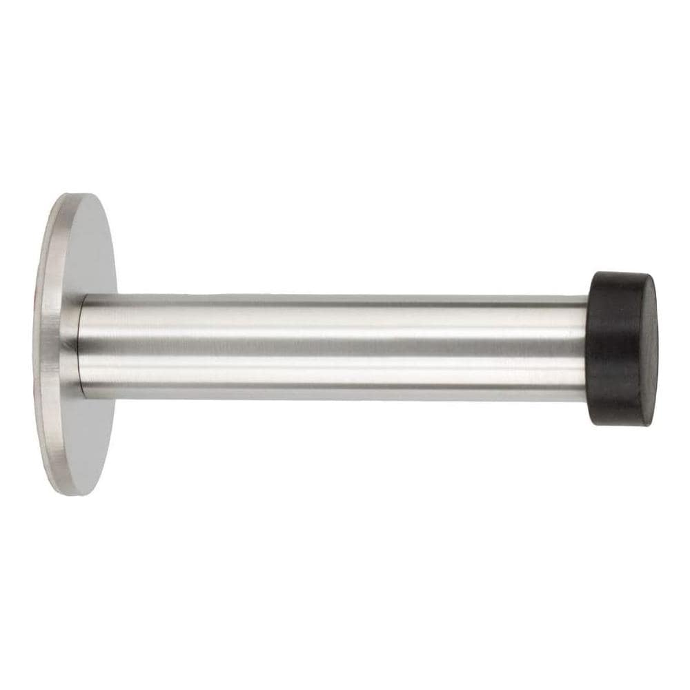 Porto A Testa, Muro, Installazione Adesiva, Silenzioso, Acciaio Inossidabile, Gomma Nera - Foto 1