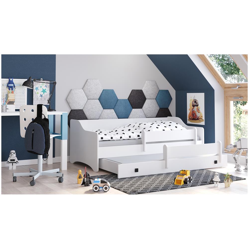 Eryk Ii 160x80 Letto Matrimoniale Per Bambini + Materassi E Giroletto - Foto 3