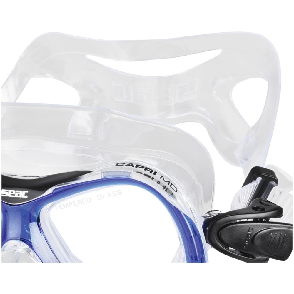 Seac Maschera Capri Slt Trasparente Blu - Foto 3