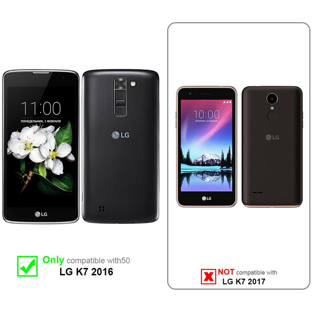 Custodia Compatibile Con Lg K7 In Grigio Fiore - Coperchio Protettivo In Design Floreale Con Chiusura Magnetica, Funzione Stand E Slot Per Carte - Foto 2