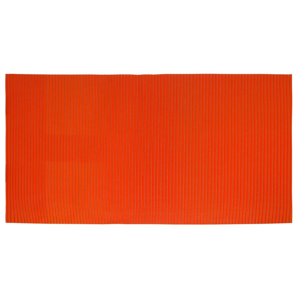 Tappetino Gommato Antiscivolo Multiuso Per Cassetti E Superfici Colore Arancio 65x400cm Arancio - Foto 2