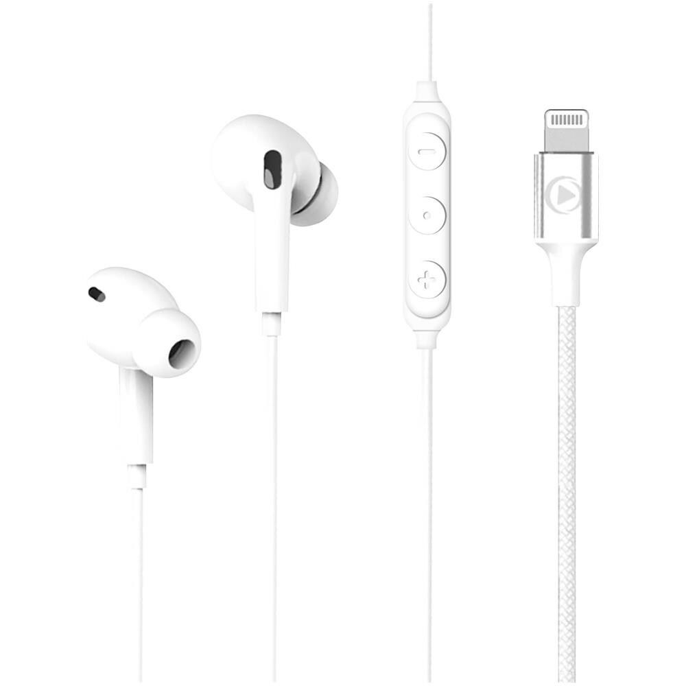 Auricolari Cablati Lightning Garanzia A Vita 100% Ecologici Bianco - Foto 1