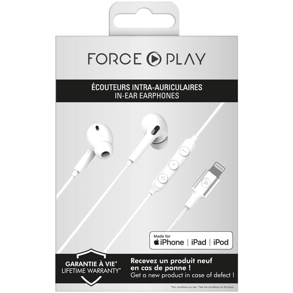 Auricolari Cablati Lightning Garanzia A Vita 100% Ecologici Bianco - Foto 2