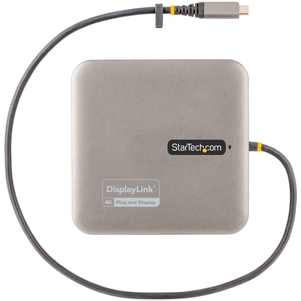 Adattatore Multiporta USB-C - Docking Station USB Type-C 2x HDMI 2.0b 4K 60Hz, Hub USB a 2 Porte 10Gbps, Dock Station con PD 100W Passt-hrough, GbE, SD, Cavo da 35cm - Mini dock per PC Portatile Win /Mac - Foto 7