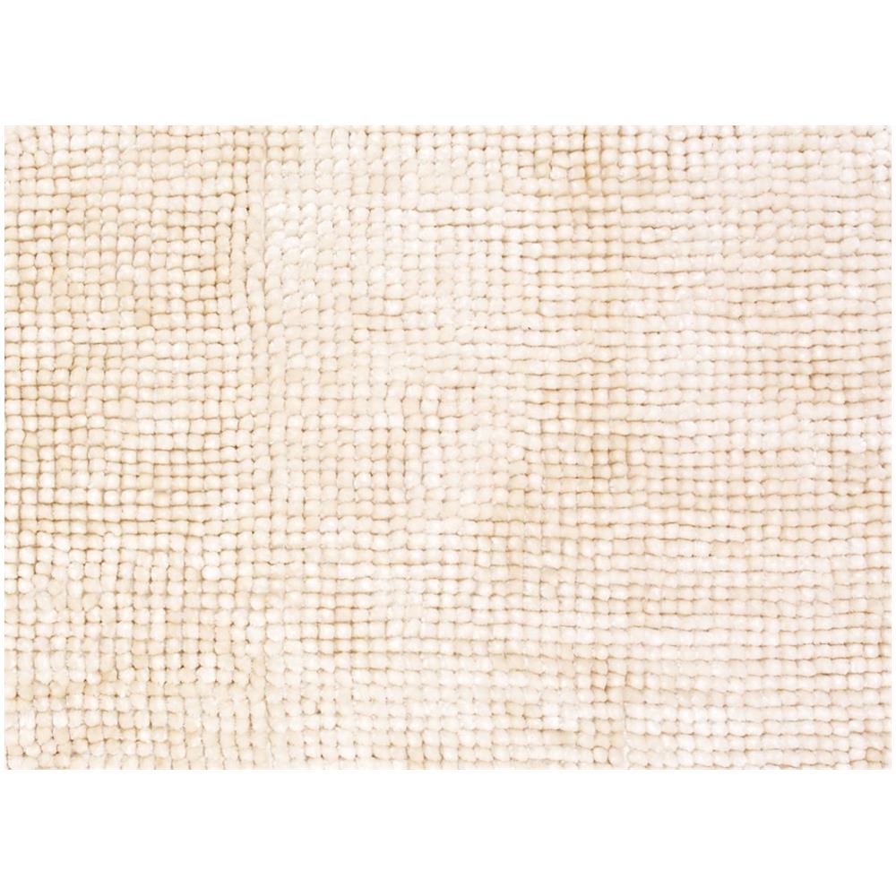 Tappeto Shaggy Bagno E Cucina Retro Antiscivolo In Microfibra Mod. Perla Crema 40x60 Crema - Foto 2