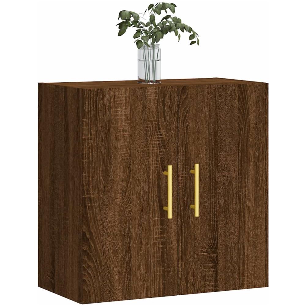 Armadietto A Muro Rovere Marrone 60x31x60 Cm Legno Multistrato - Foto 2