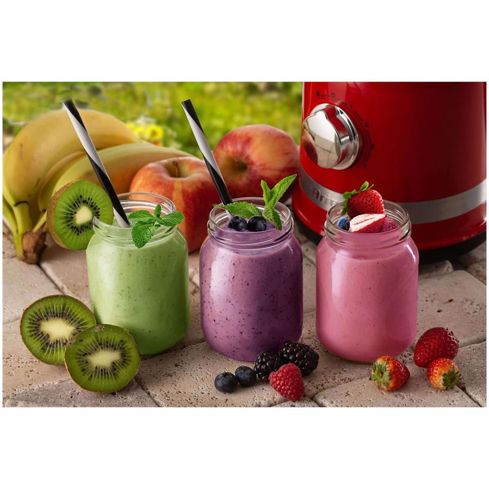 Frullatore Rosso Moderna - Foto 4