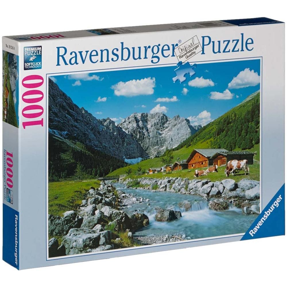 Puzzle Paesaggi Monti Karwendel Austria 1000 pz 37 x 27 x 5.5 cm 19216 - Foto 2