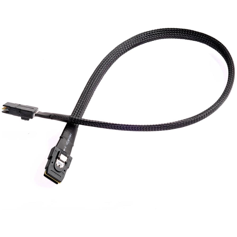 SST-CPS02 SilverStone SST-CPS02 - Internal Mini SAS SFF8087 to SFF8087 36pin Thick Shielded Cable, 0.5M - Foto 2
